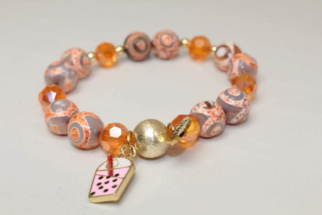 Caramel Boba Boho Vibe Bracelet | CPNS Boutique