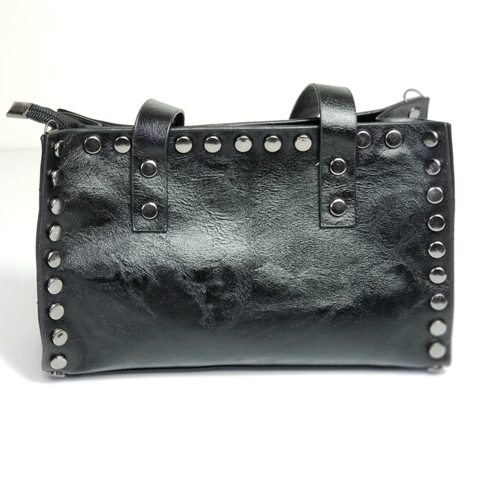 Liz Black Studded Bag | Nacelo Boutique