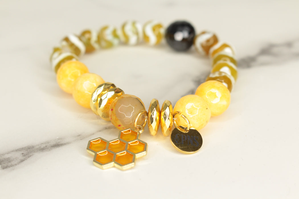 Honeycomb Boho Vibe Bracelet