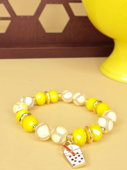 Yellow Boba Boho Vibe Bracelet | CPNS Boutique