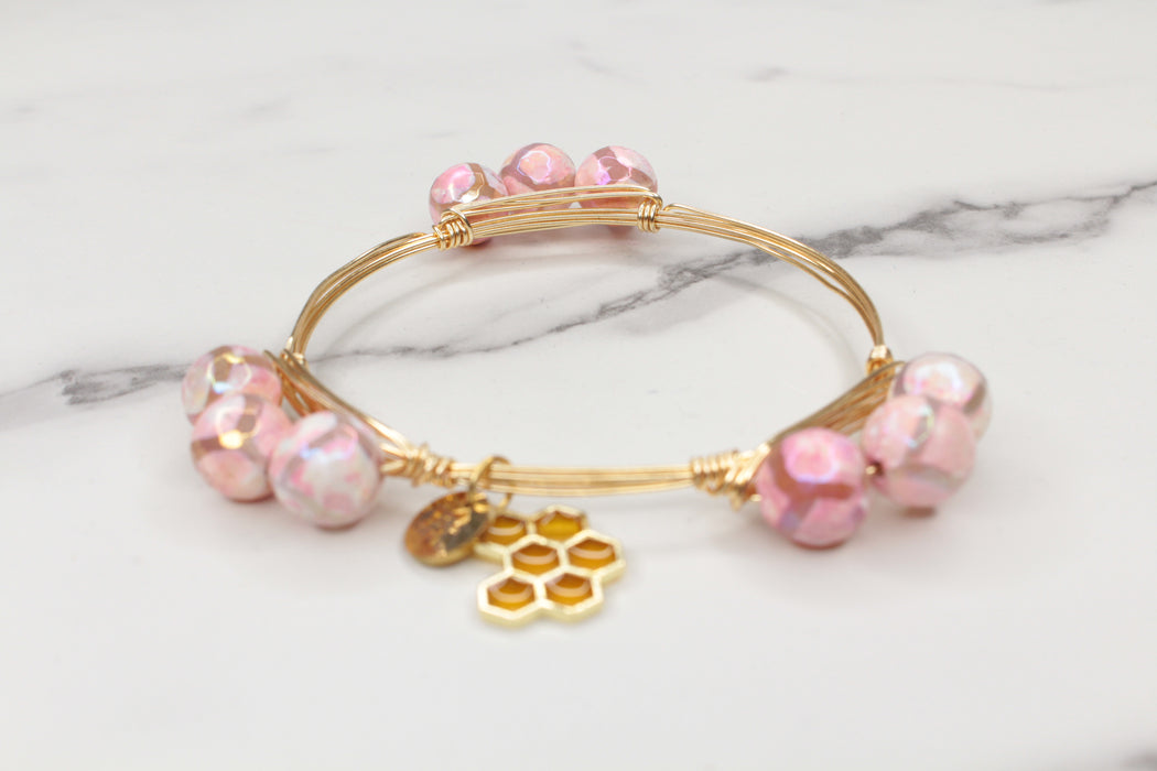 Candy Pink Tibetan Bracelet |  CPNS Boutique