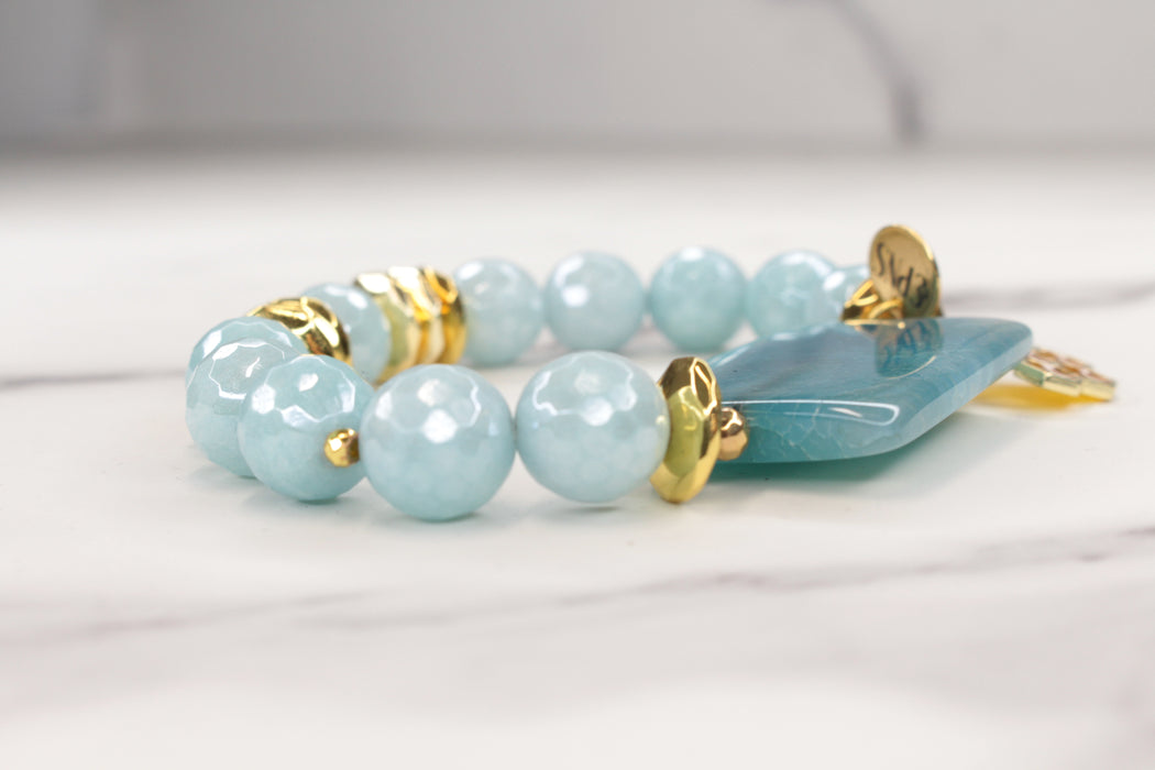 Blue Boho Vibe Bracelet |  CPNS Boutique