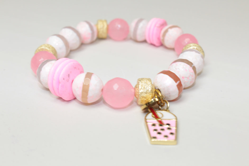 Pink Boba Boho Vibe Bracelet |  CPNS Boutique