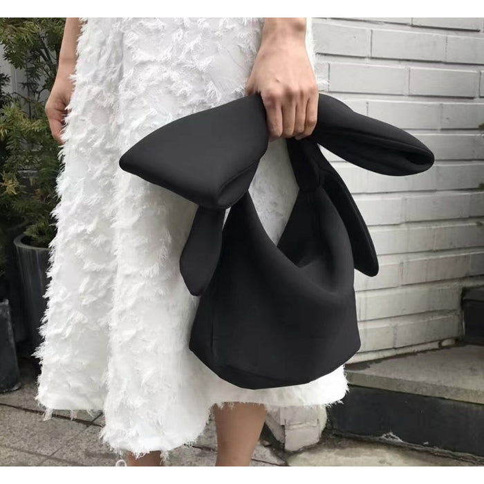 Rey Bow Fabric Bag  | Nacelo Boutique