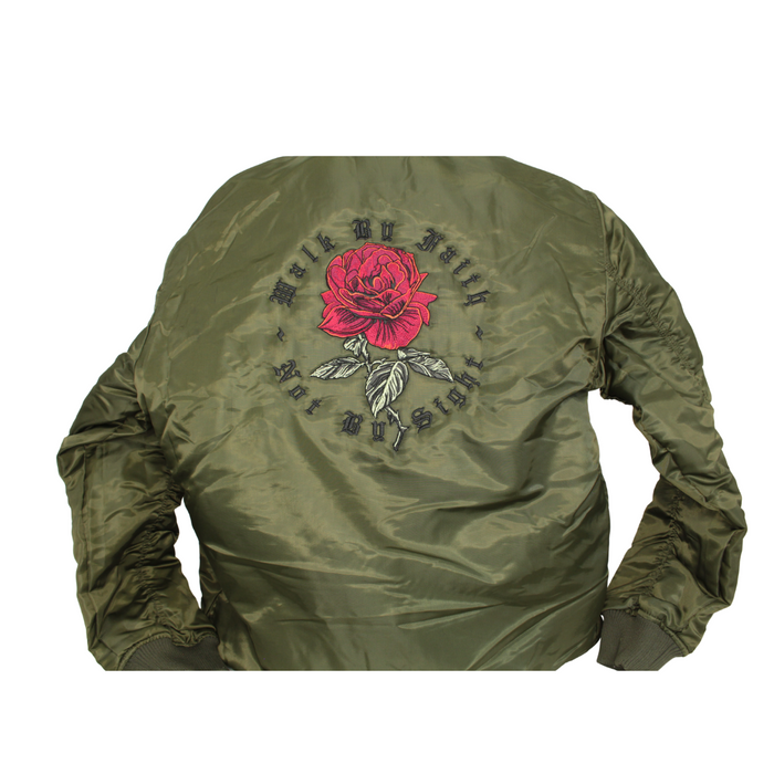 WBFNBS- Olive Green Bomber Jacket | Foundations of A Man