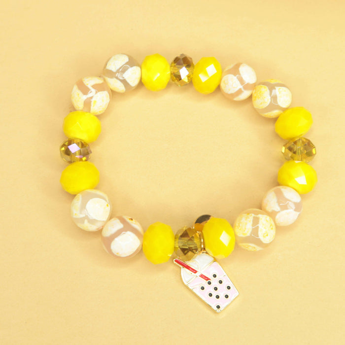 Yellow Boba Boho Vibe Bracelet | CPNS Boutique